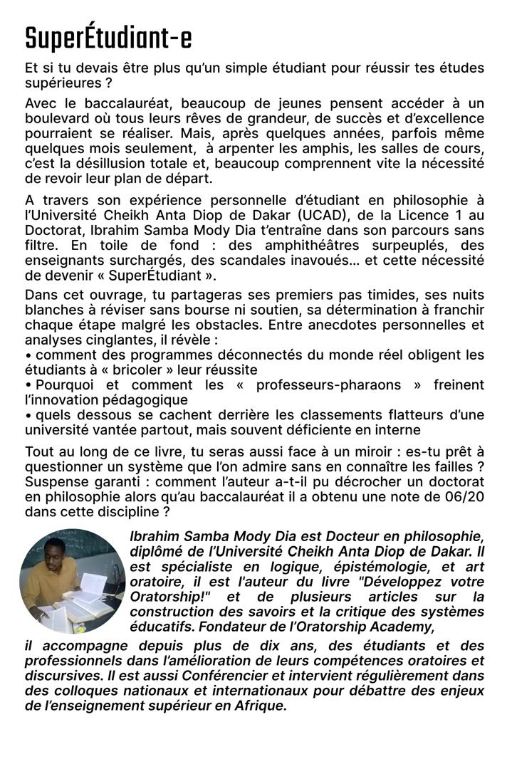 SuperÉtudiant - Dos